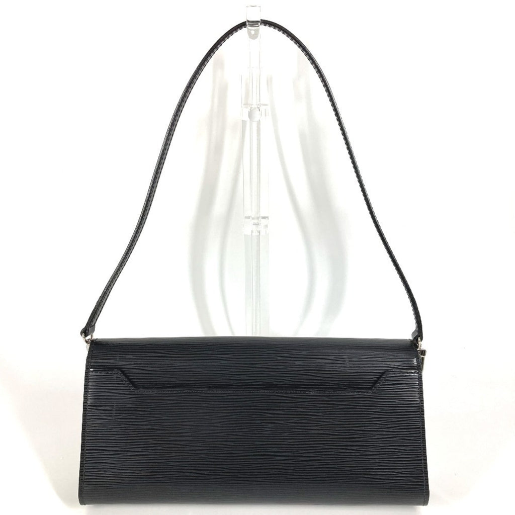 Louis Vuitton Epi Black Noir Epi Leather Clutch Bag Pochette Shoulder Bag (Pre-Owned)