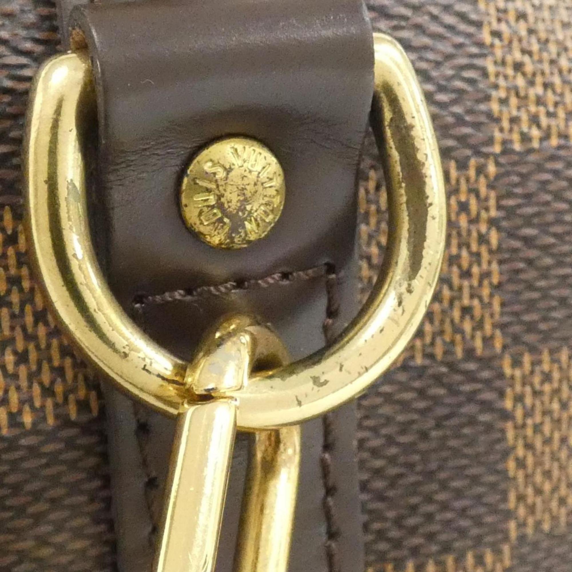 Louis Vuitton Ebene Coated Canvas Boston Bag (Pre-Owned)