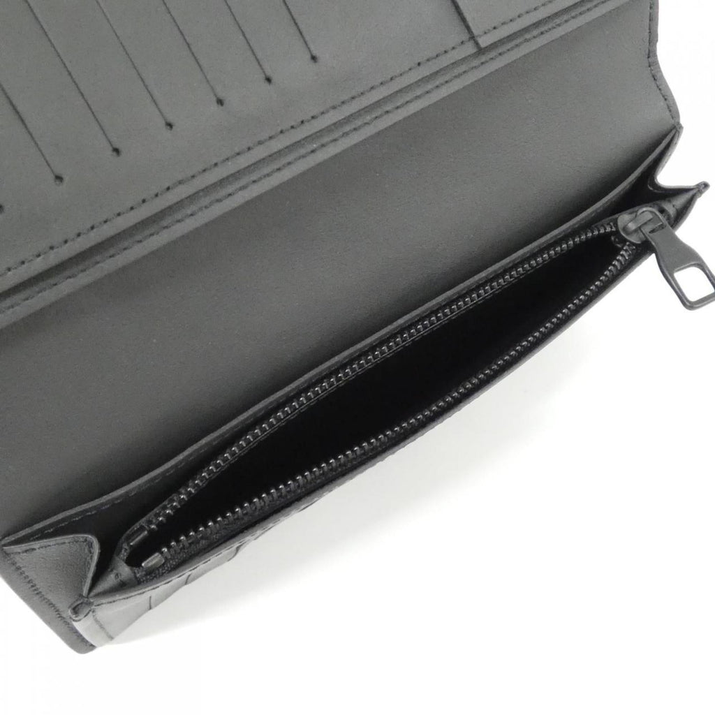 Louis Vuitton Taurillon Black Leather Long Wallet (Bi-Fold) (Pre-Owned)