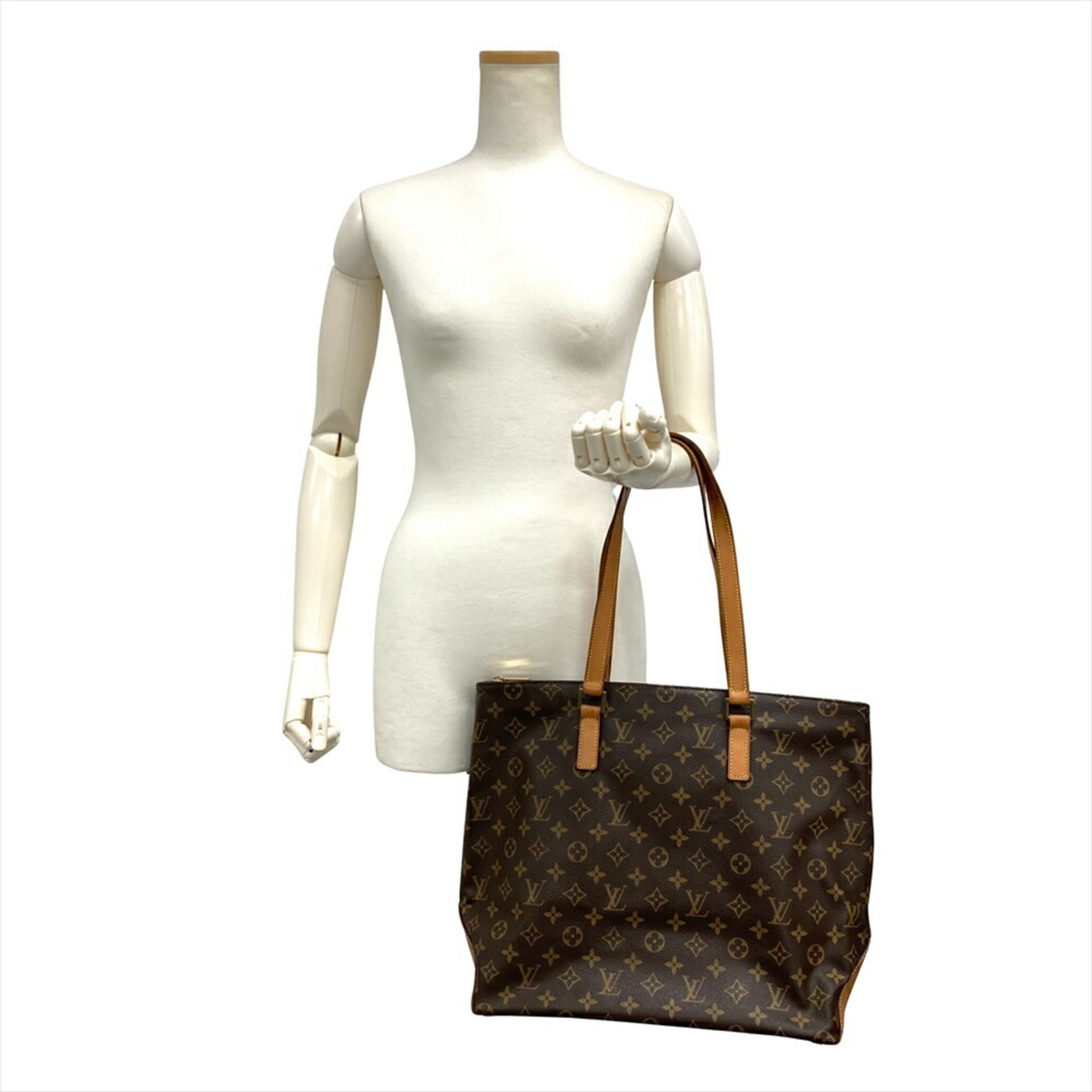 Louis Vuitton Brown Monogram Canvas Shoulder Bag (Pre-Owned)