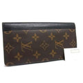 Louis Vuitton Monogram Macassar Black Brown Pvc Leather Long Wallet (Bi-Fold) (Pre-Owned)