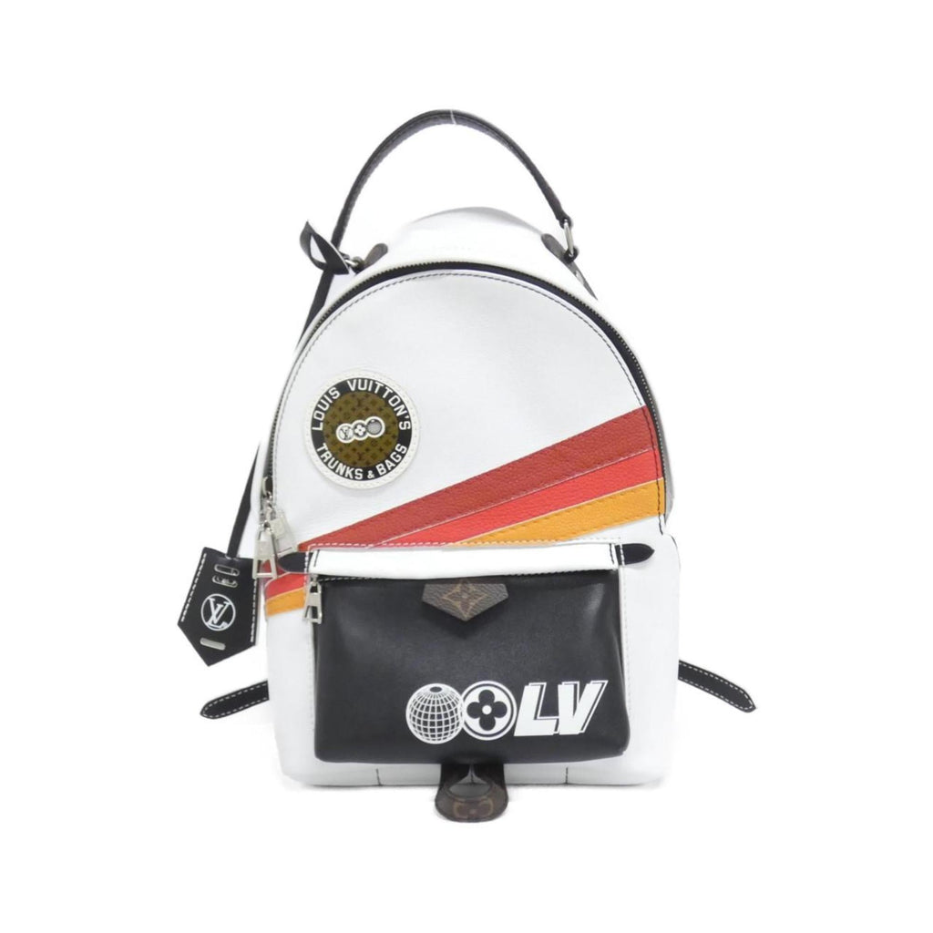 Louis Vuitton Blanc Multi-Color White Leather Backpack (Pre-Owned)