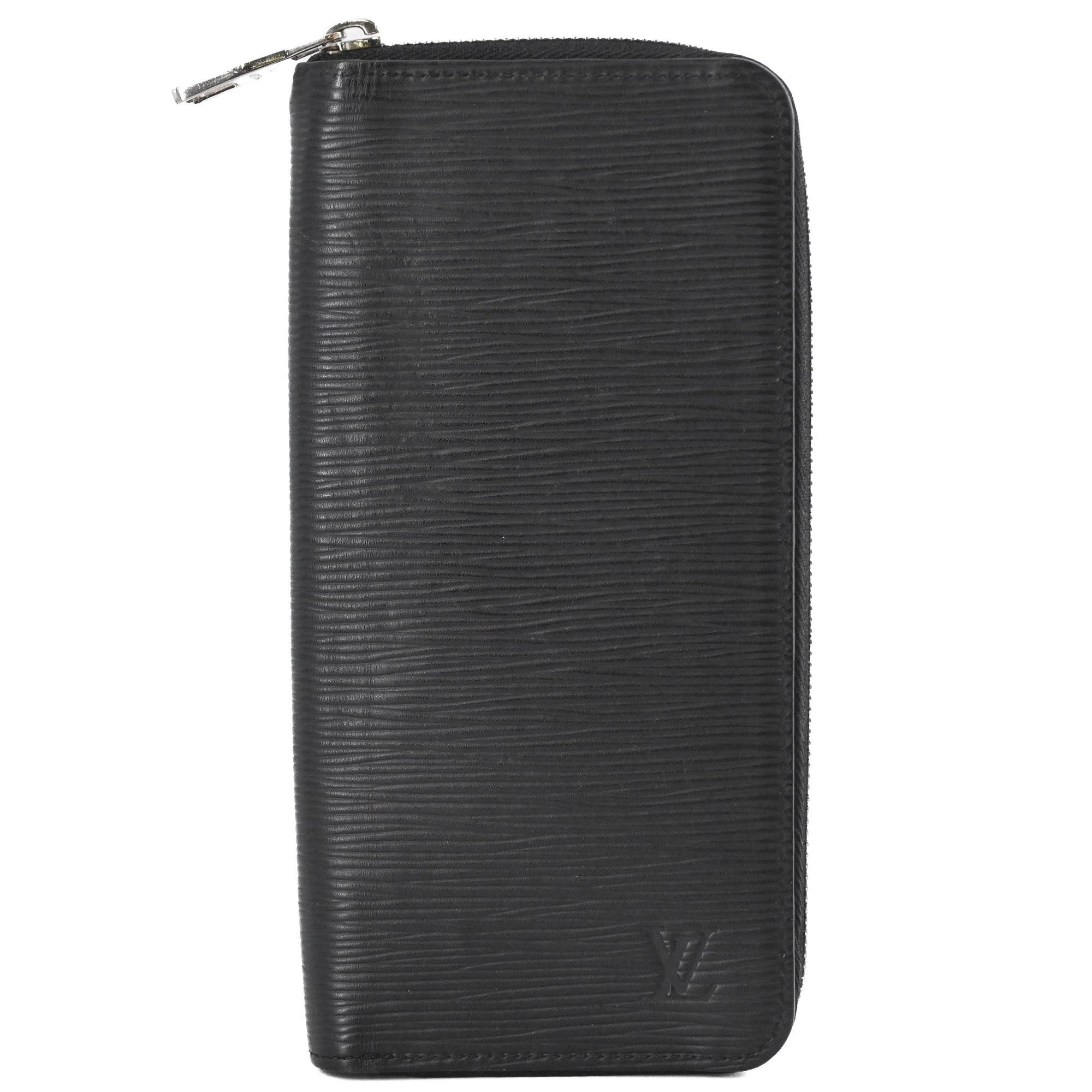 Louis Vuitton Epi Noir Epi Leather Long Wallet (Bi-Fold) (Pre-Owned)