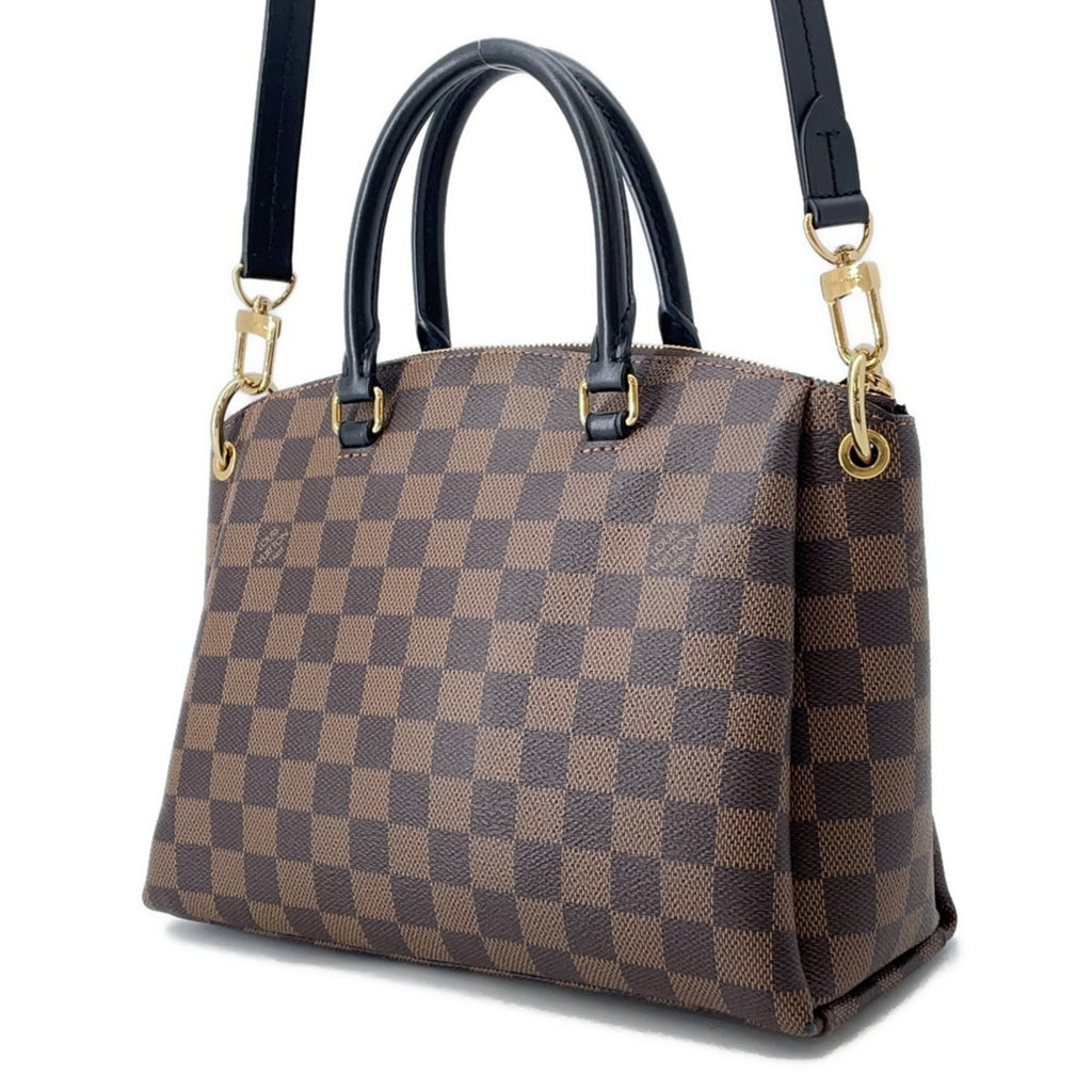 Louis Vuitton Damier Damier Canvas Ebene Noir Handbag (Pre-Owned)