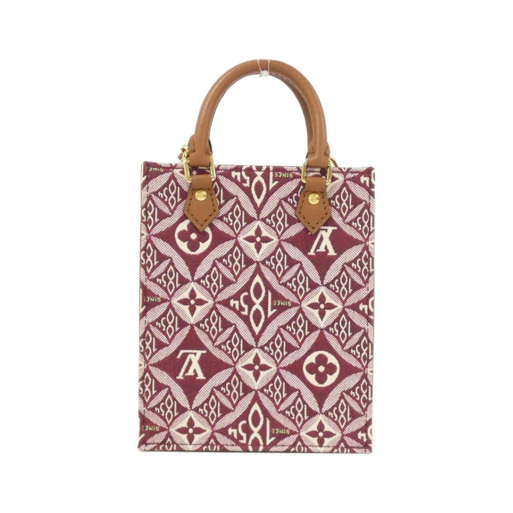 Louis Vuitton Bordeaux Jacquard Handbag (Pre-Owned)