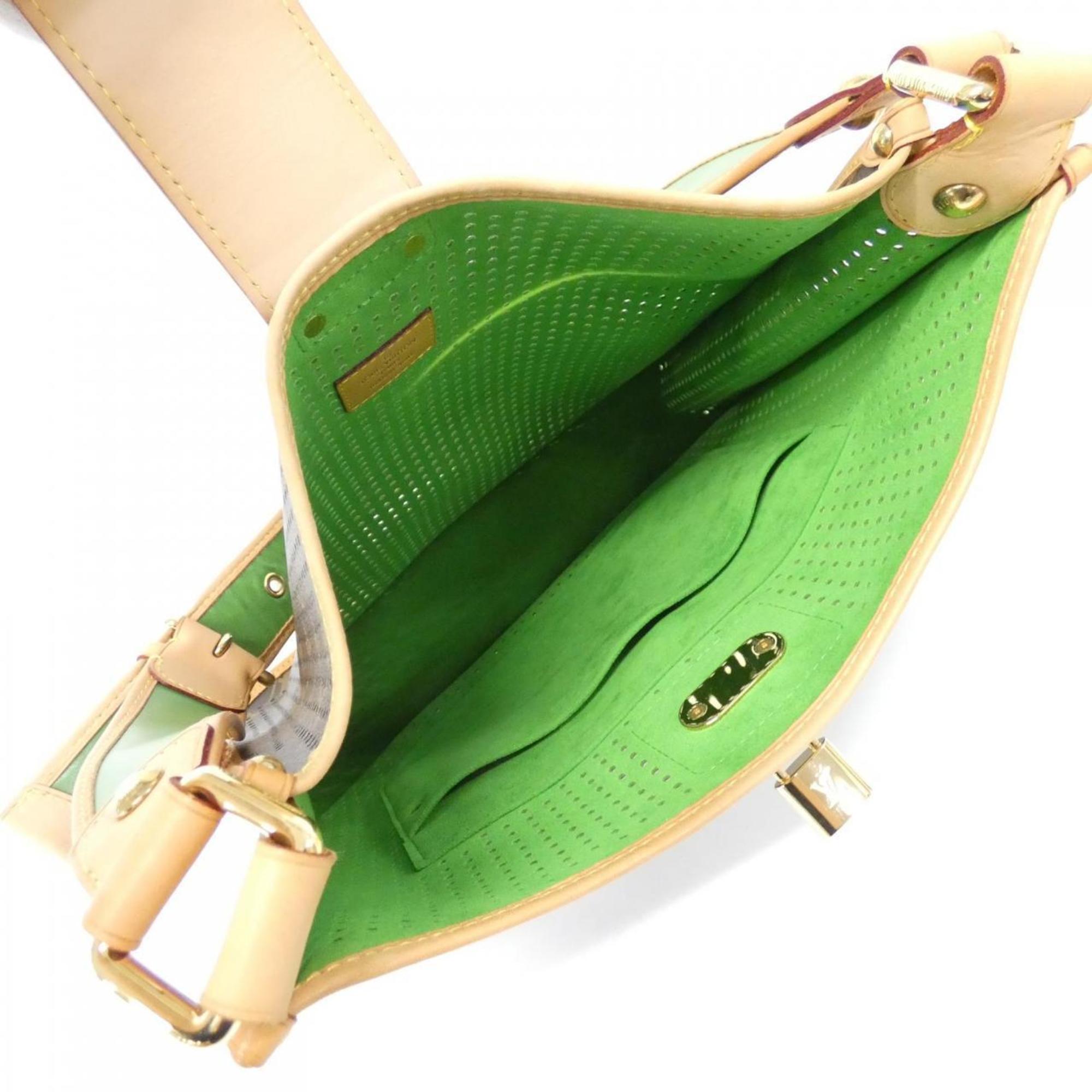 Louis Vuitton Brown Coated Canvas Shoulder Bag (Pre-Owned)