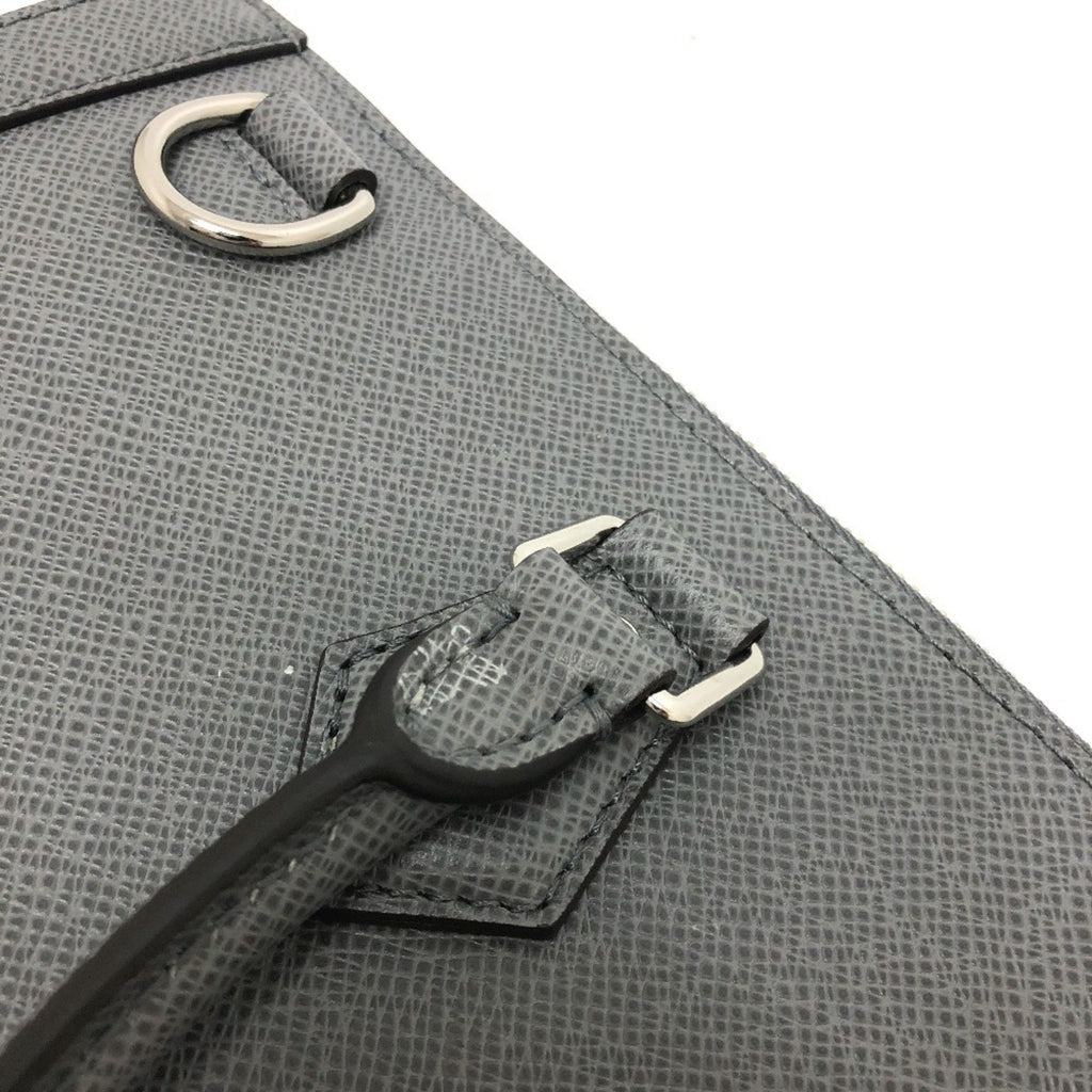 Louis Vuitton Taiga Gray Taiga Leather Briefcase (Pre-Owned)
