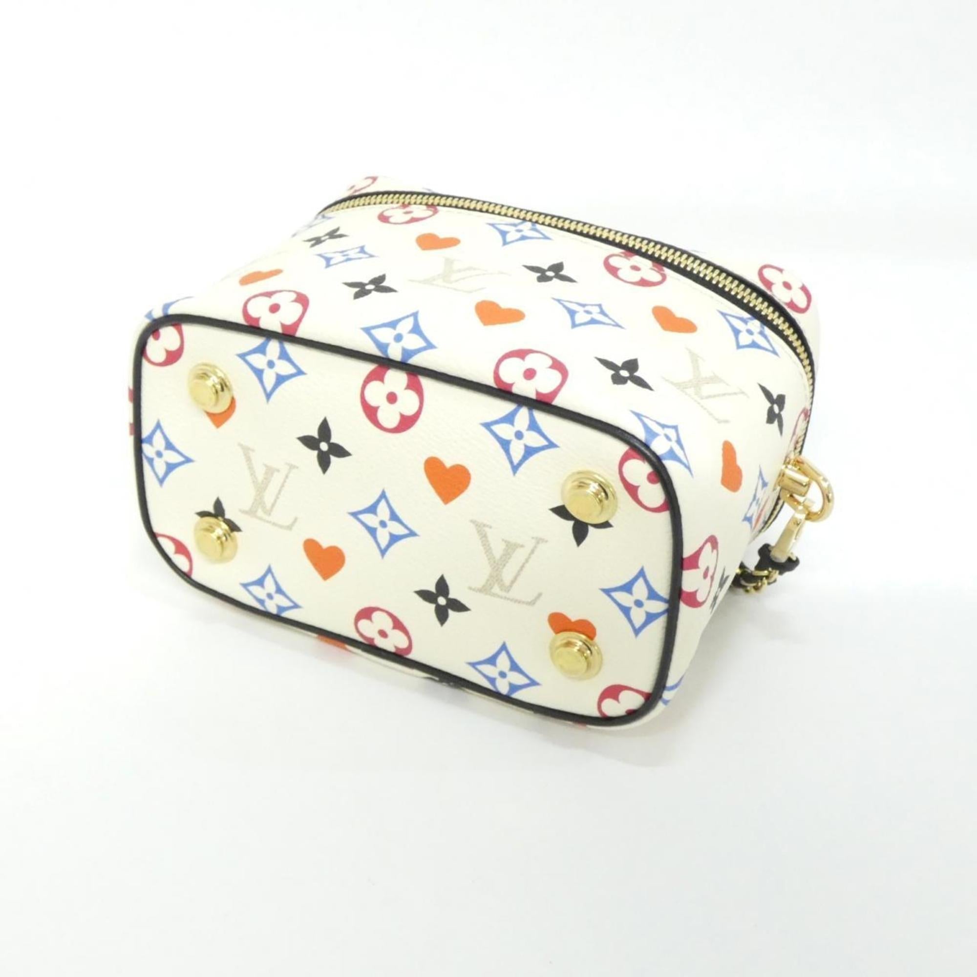 Louis Vuitton Monogram Blanc Coated Canvas Handbag (Pre-Owned)