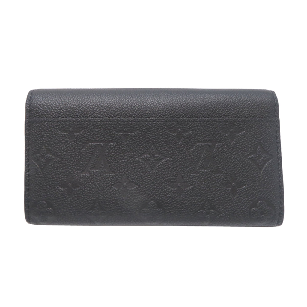 Louis Vuitton Black Noir Monogram Empreinte Long Wallet (Bi-Fold) (Pre-Owned)