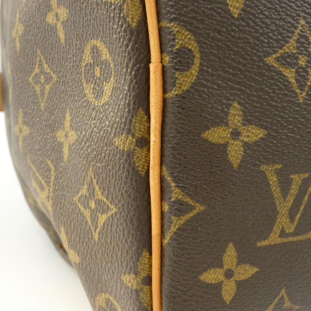 Louis Vuitton Marron Coated Canvas Boston Bag (Pre-Owned)