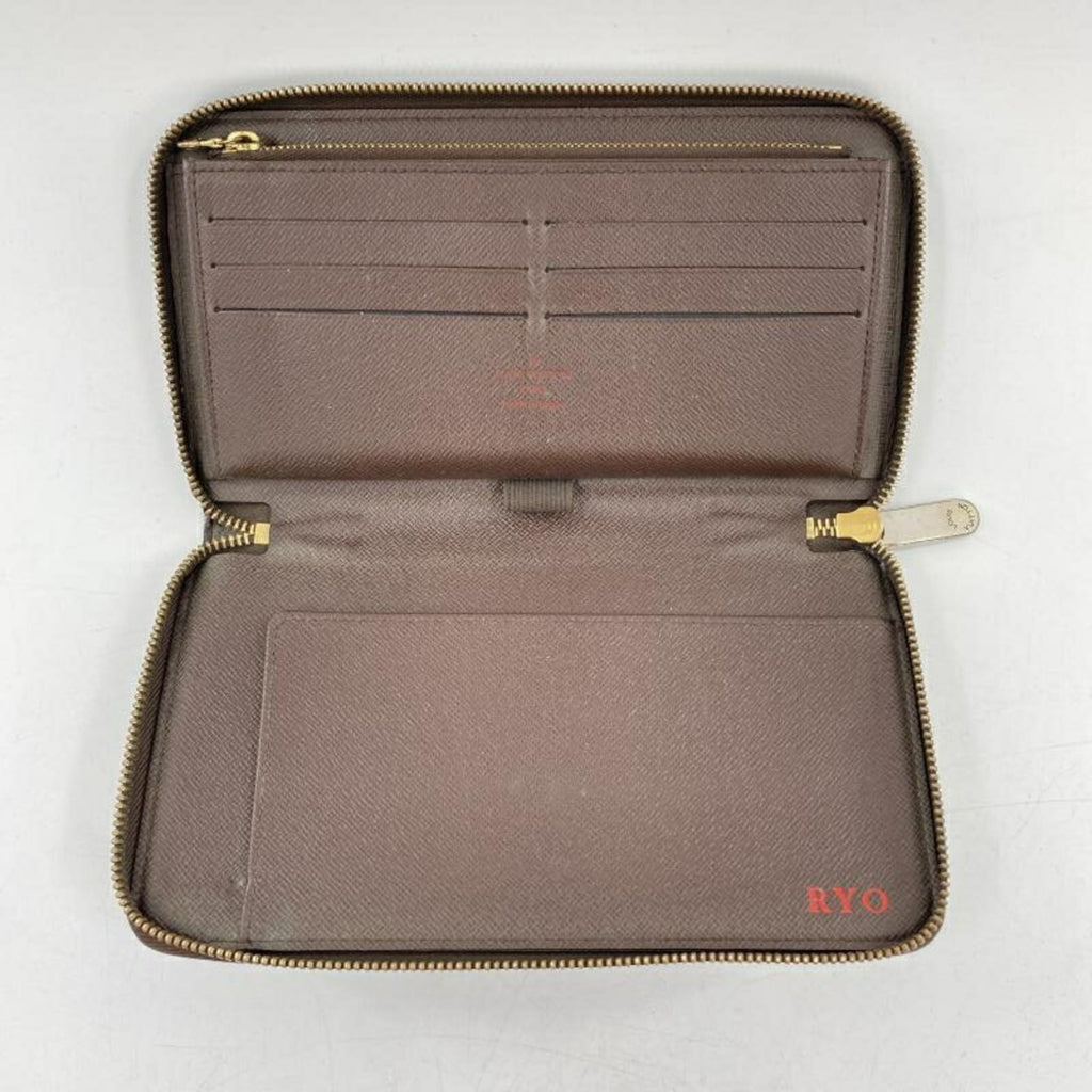 Louis Vuitton Damier Brown Long Wallet (Bi-Fold) (Pre-Owned)