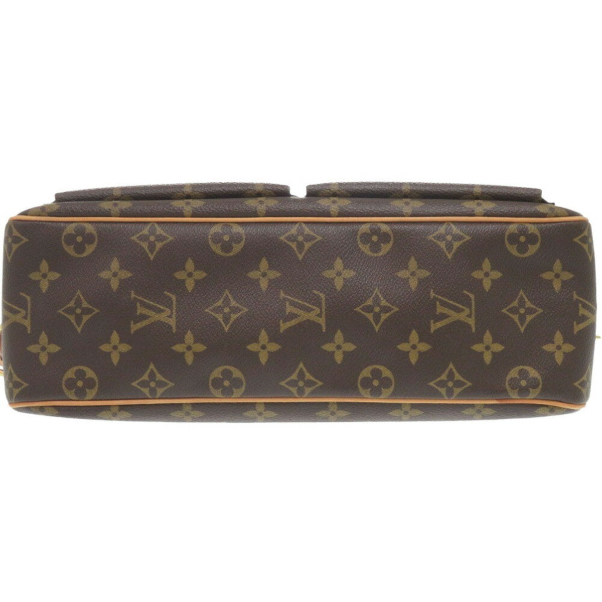 Louis Vuitton Brown Monogram Shoulder Bag (Pre-Owned)