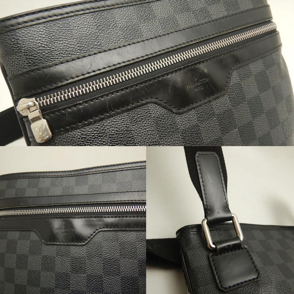 Louis Vuitton Noir Pvc Shoulder Bag (Pre-Owned)