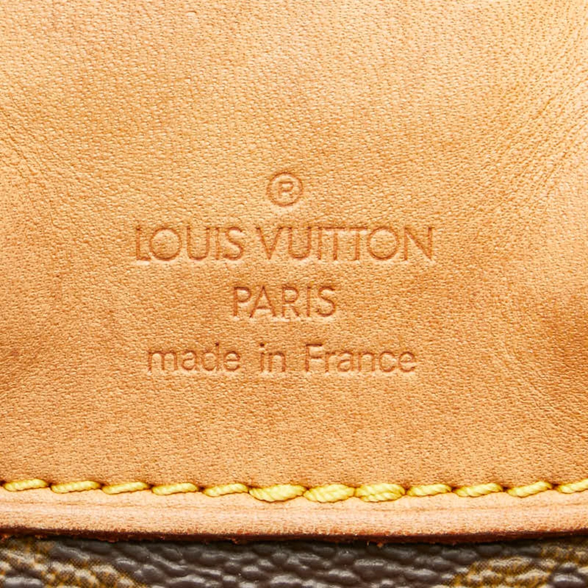 Louis Vuitton Brown Pvc Leather Backpack (Pre-Owned)