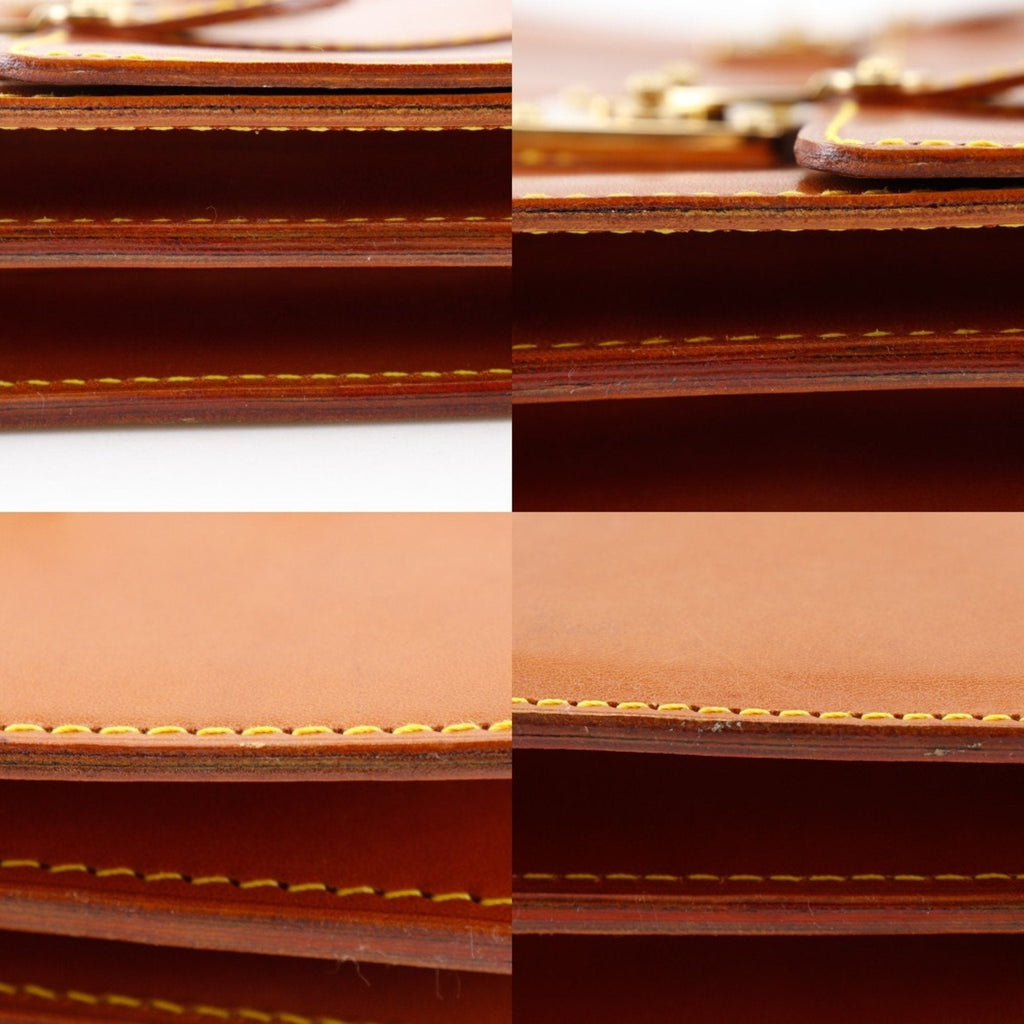 Louis Vuitton Brown Camel Nomade Leather Briefcase (Pre-Owned)