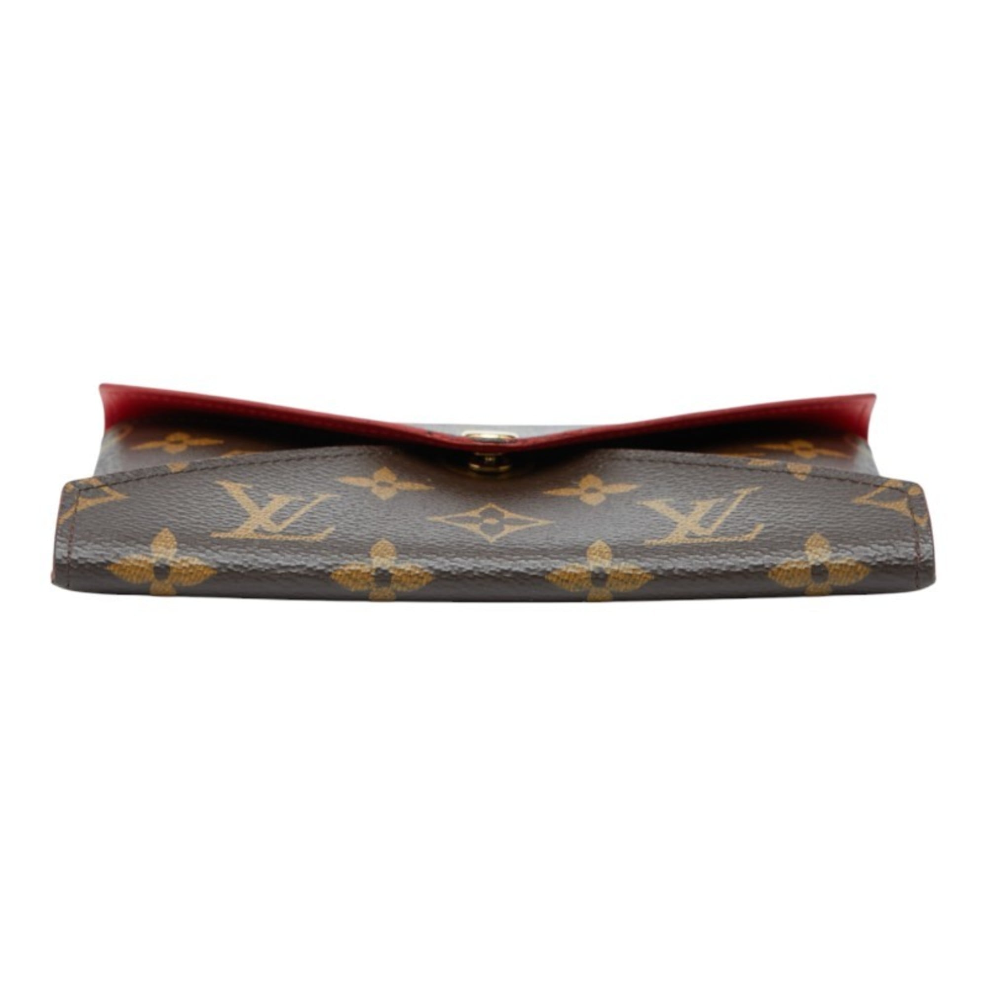 Louis Vuitton Monogram Brown Red Color Pvc Leather Pochette (Pre-Owned)