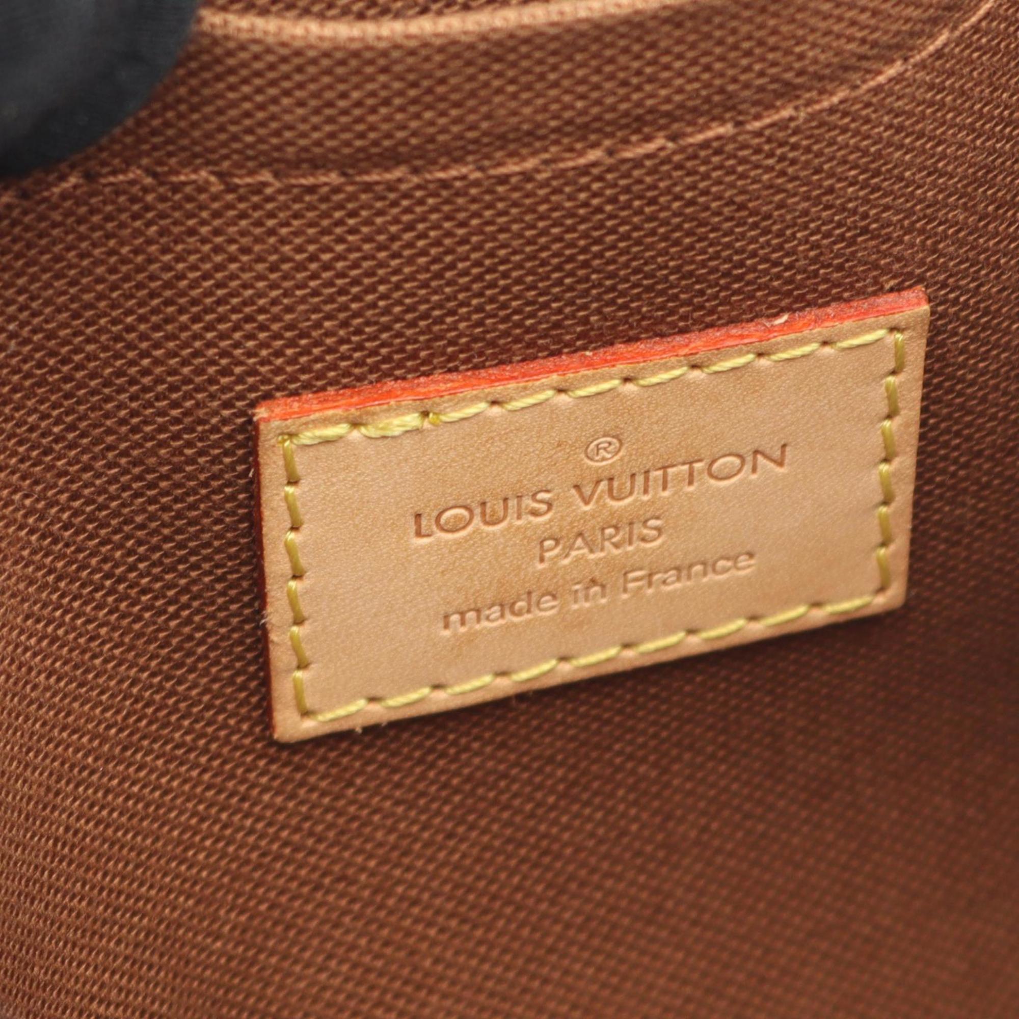 Louis Vuitton Brown Coated Canvas Leather Fanny Pack (Pre-Owned)