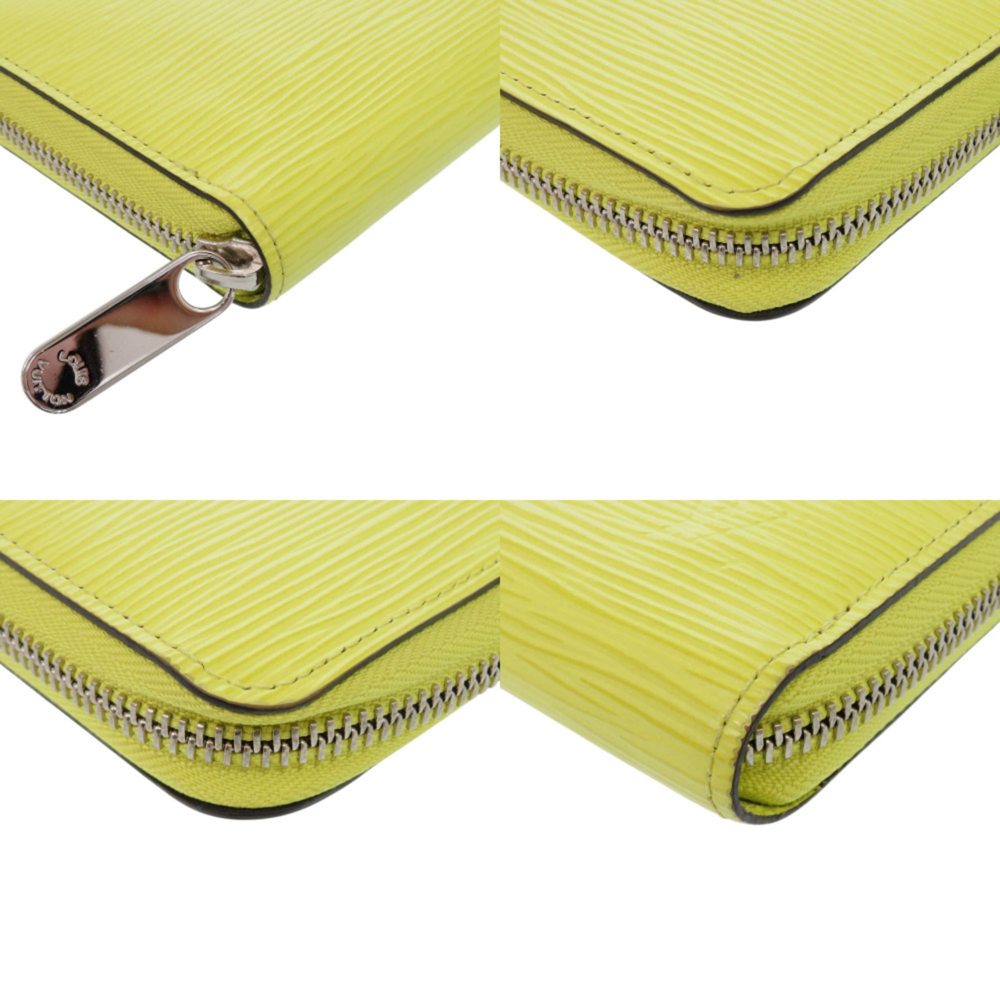 Louis Vuitton Yellow Epi Leather Long Wallet (Bi-Fold) (Pre-Owned)