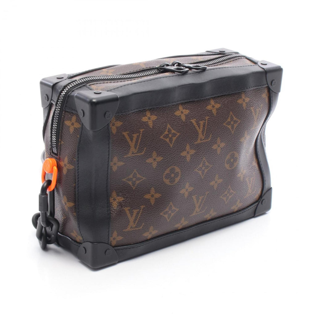 Louis Vuitton Brown Coated Canvas Leather Shoulder Bag (Pre-Owned)
