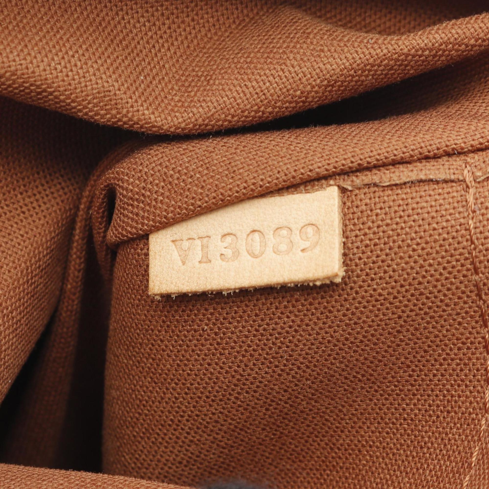 Louis Vuitton Brown Monogram Coated Canvas Handbag (Pre-Owned)