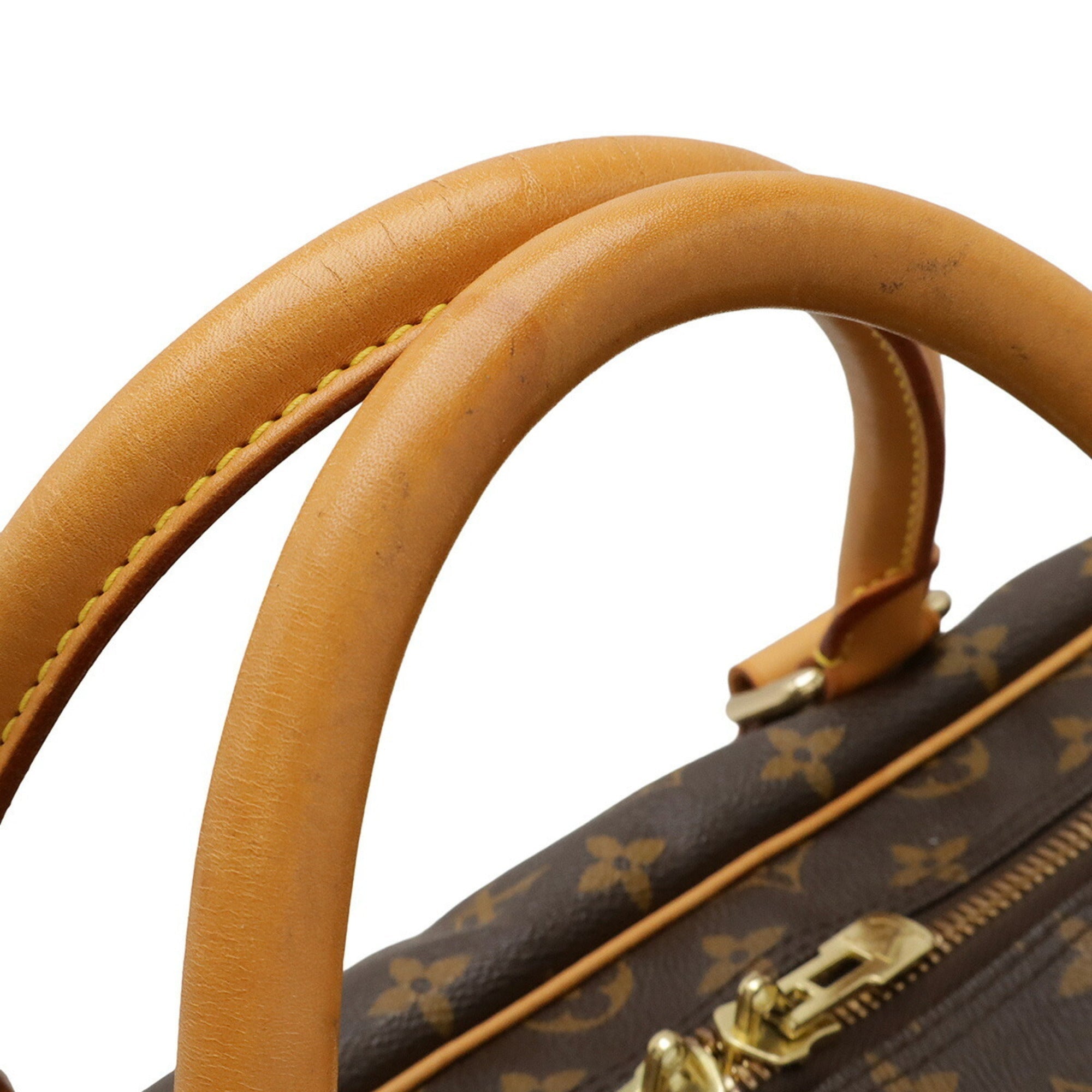 Louis Vuitton Brown Monogram Boston Bag Handbag (Pre-Owned)