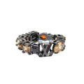 Louis Vuitton Black Metal Band Ring (Pre-Owned)