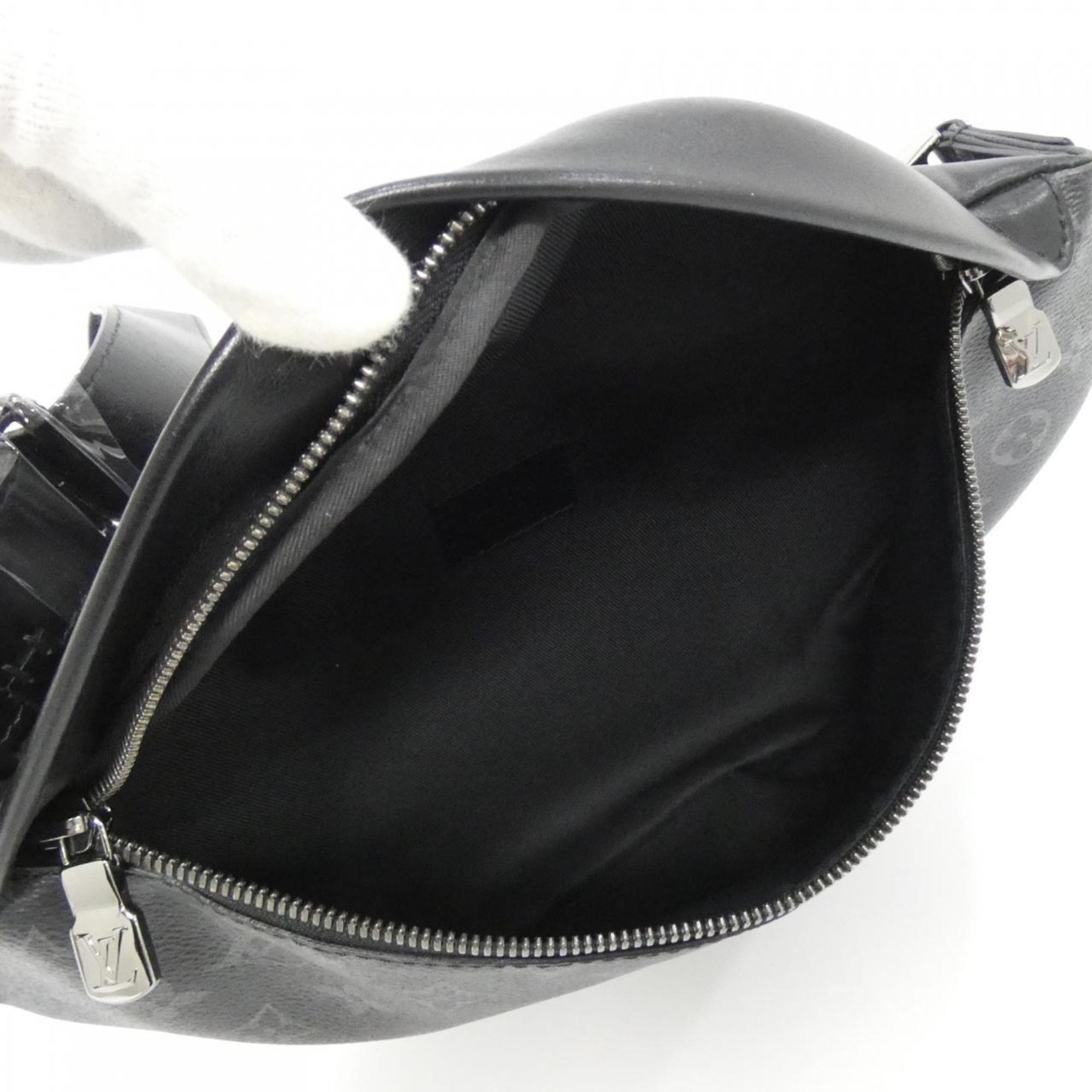 Louis Vuitton Monogram Eclipse Black Coated Canvas Shoulder Bag (Pre-Owned)