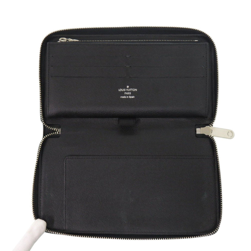 Louis Vuitton Black Gray Damier Graphite Canvas Long Wallet (Bi-Fold) (Pre-Owned)
