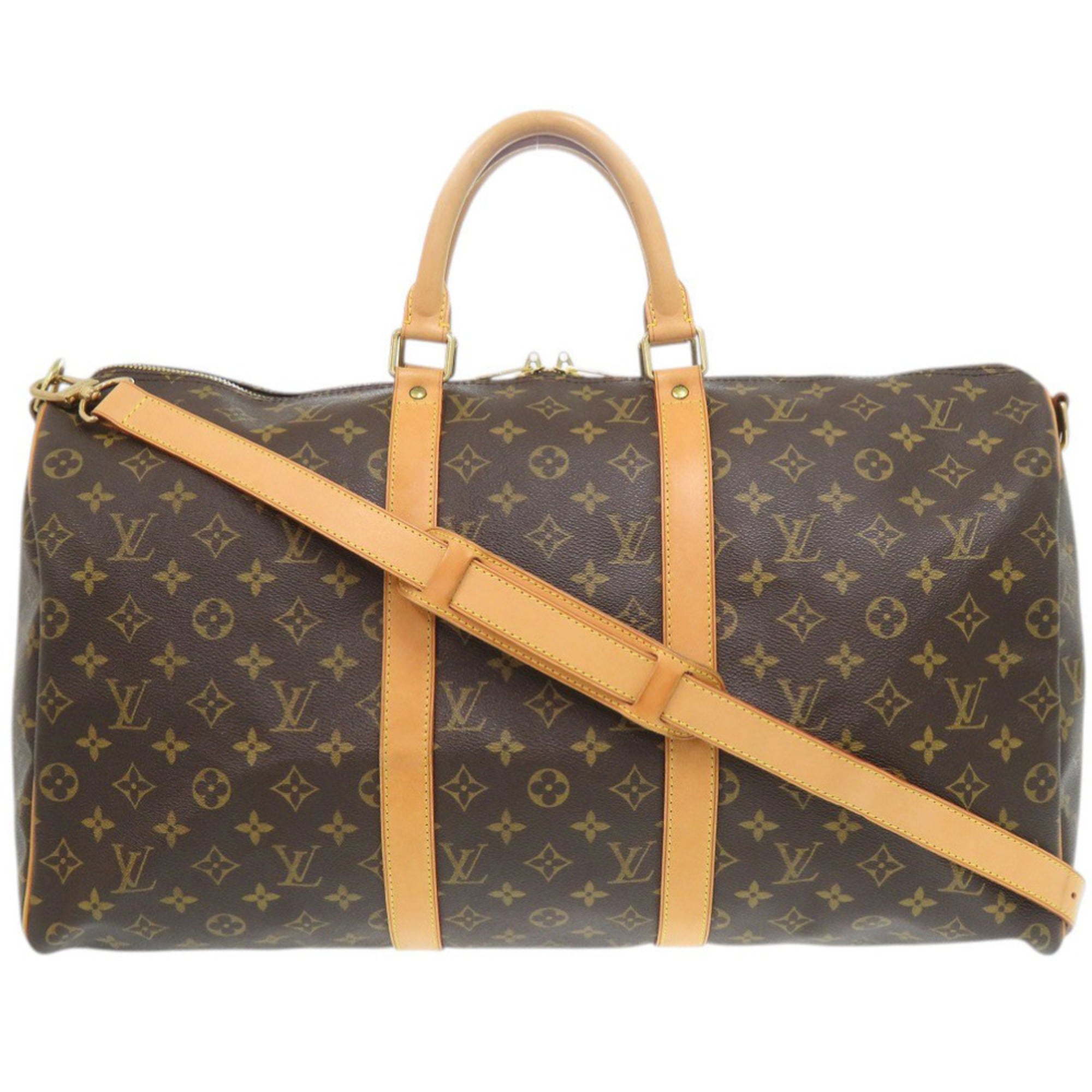 Louis Vuitton Brown Monogram Boston Bag (Pre-Owned)