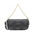 Louis Vuitton Black Leather Shoulder Bag (Pre-Owned)