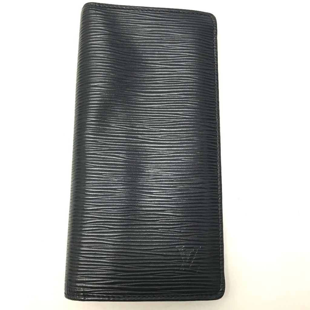 Louis Vuitton Navy Epi Leather Long Wallet (Bi-Fold) (Pre-Owned)