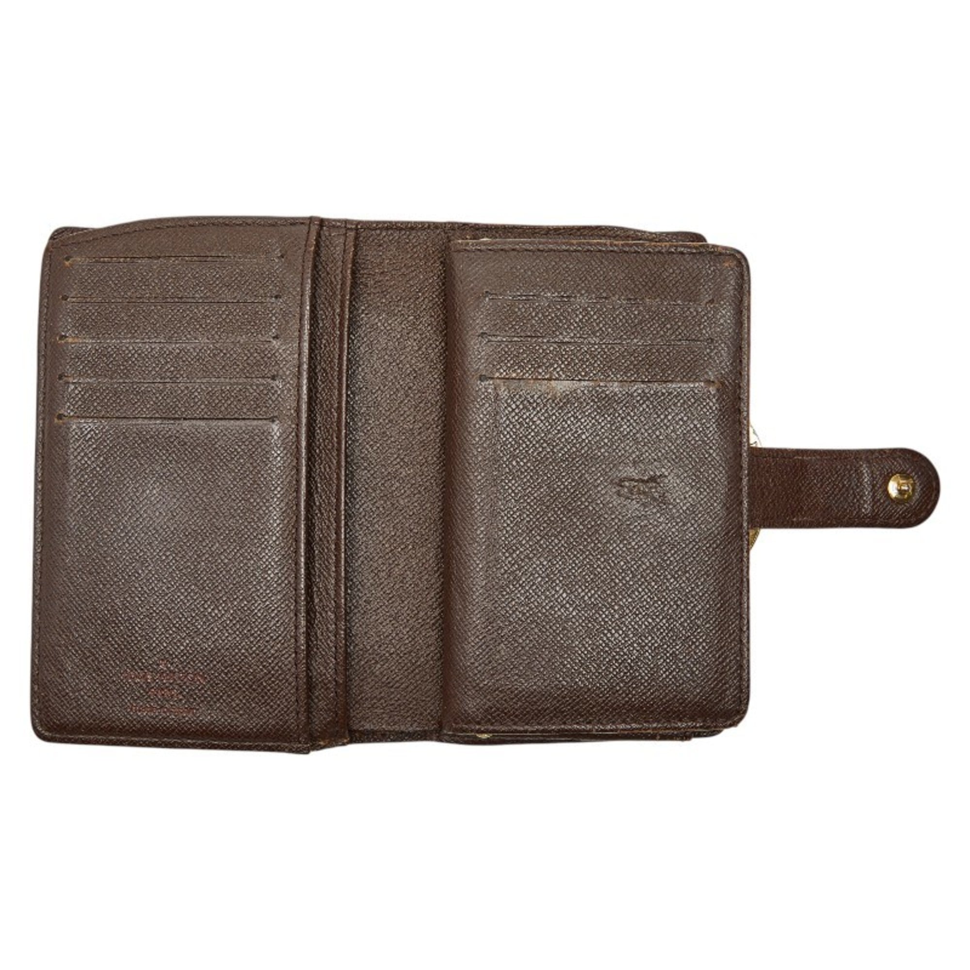 Louis Vuitton Damier Brown Pvc Wallet (Bi-Fold) (Pre-Owned)