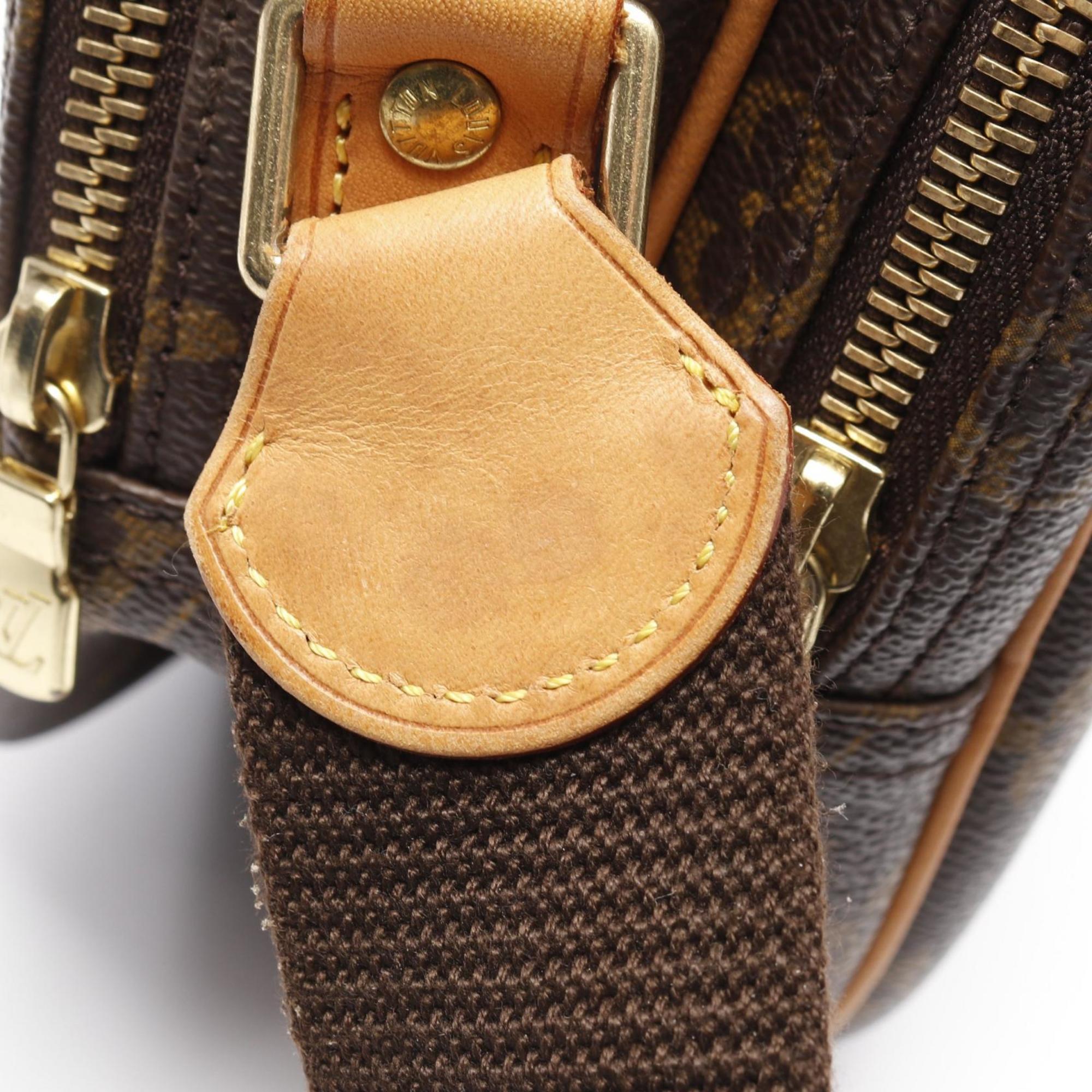 Louis Vuitton Brown Monogram Coated Canvas Shoulder Bag (Pre-Owned)