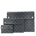 Louis Vuitton Damier Graphite Black Gray Damier Graphite Clutch Bag (Pre-Owned)