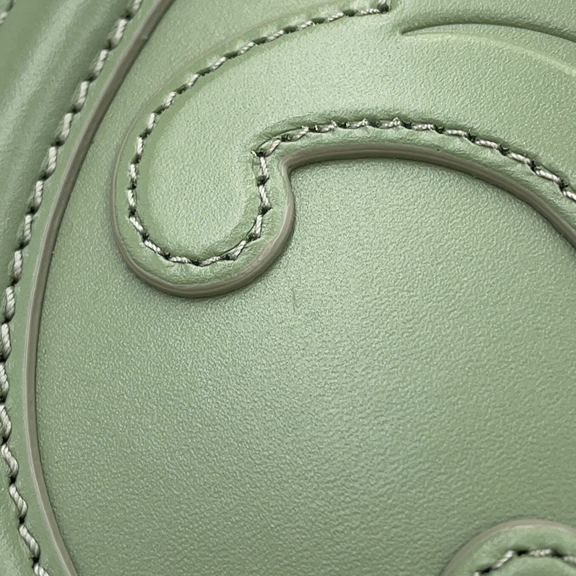 Triomphe Oval Crossbody Bag Leather