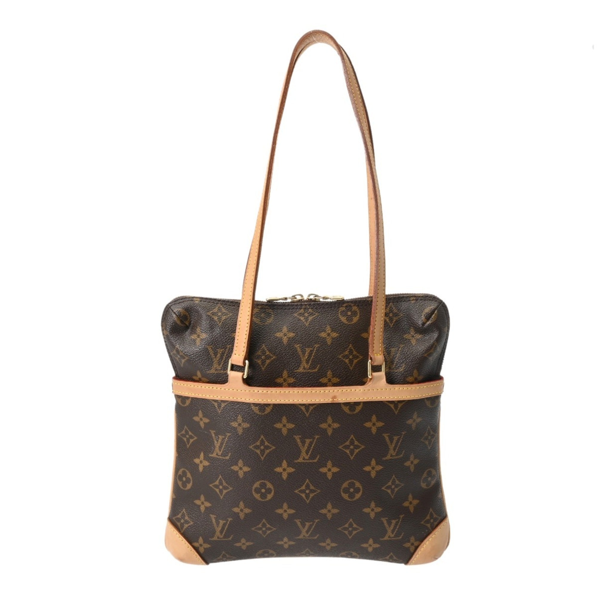 Louis Vuitton Brown Monogram Canvas Shoulder Bag (Pre-Owned)