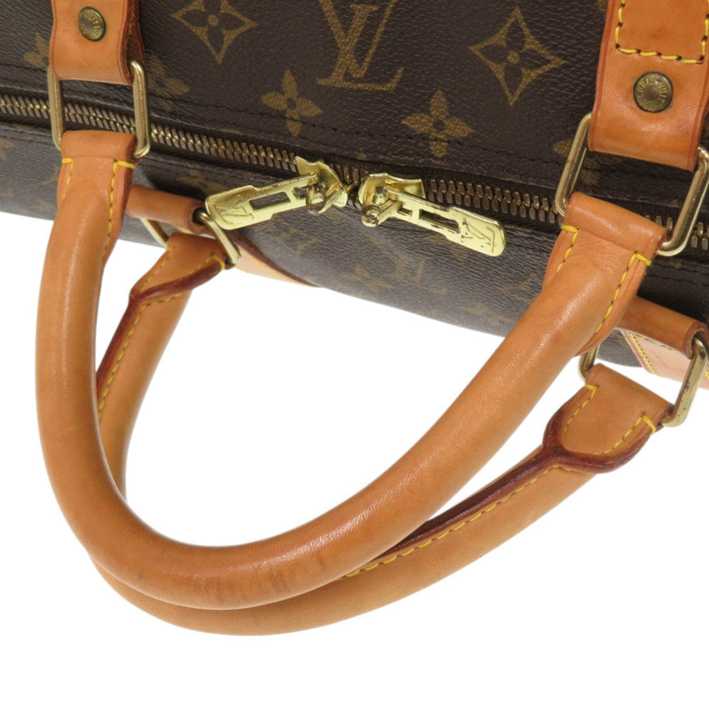 Louis Vuitton Brown Monogram Canvas Boston Bag (Pre-Owned)
