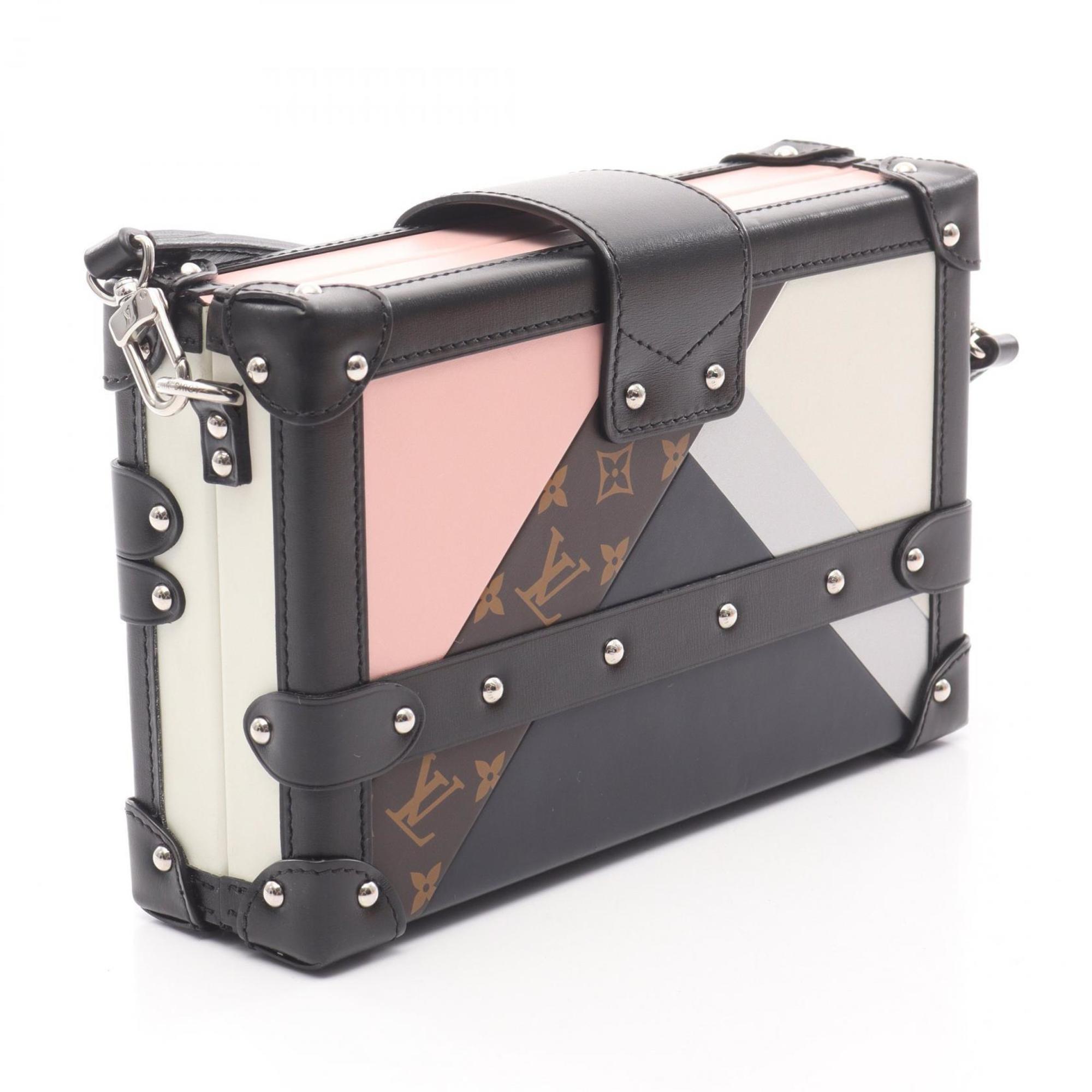 Louis Vuitton Multi-Color Pink Leather Shoulder Bag (Pre-Owned)