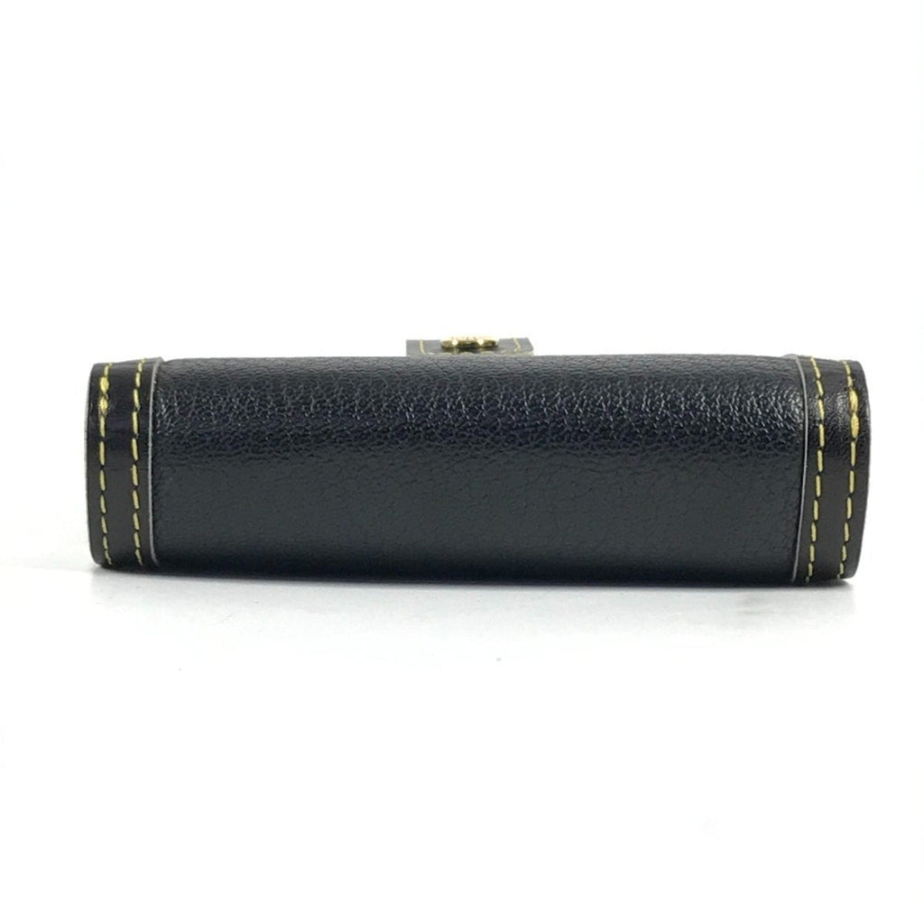 Louis Vuitton Suhali Black Noir Suhali Leather Wallet (Bi-Fold) (Pre-Owned)