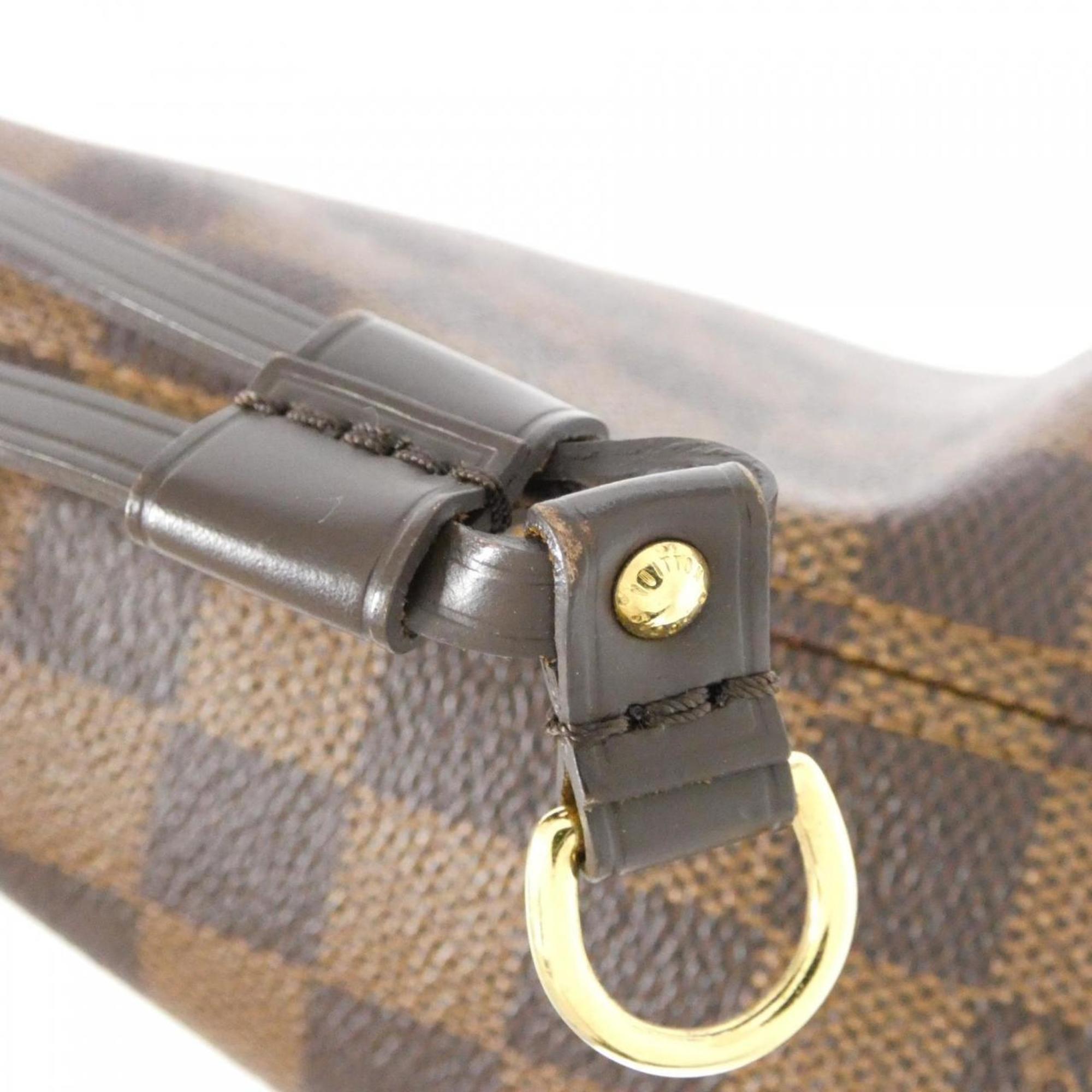 Louis Vuitton Ebene Coated Canvas Handbag Pouch (Pre-Owned)