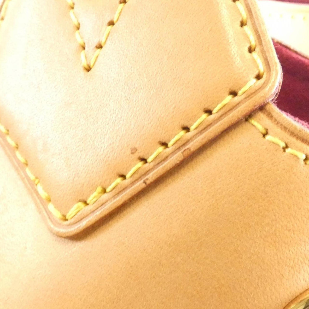 Louis Vuitton Multi-Color White Coated Canvas Shoulder Bag (Pre-Owned)