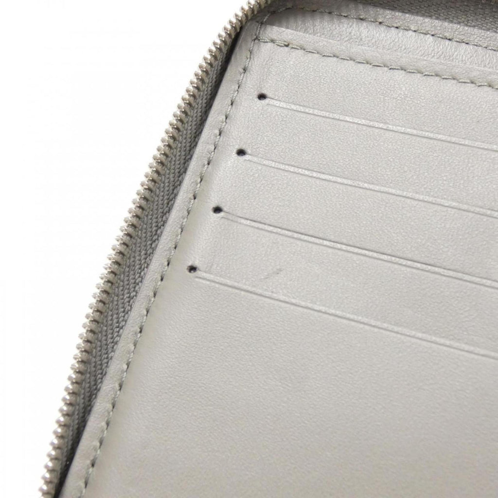 Louis Vuitton Metallic Gray Leather Wallet (Bi-Fold) (Pre-Owned)
