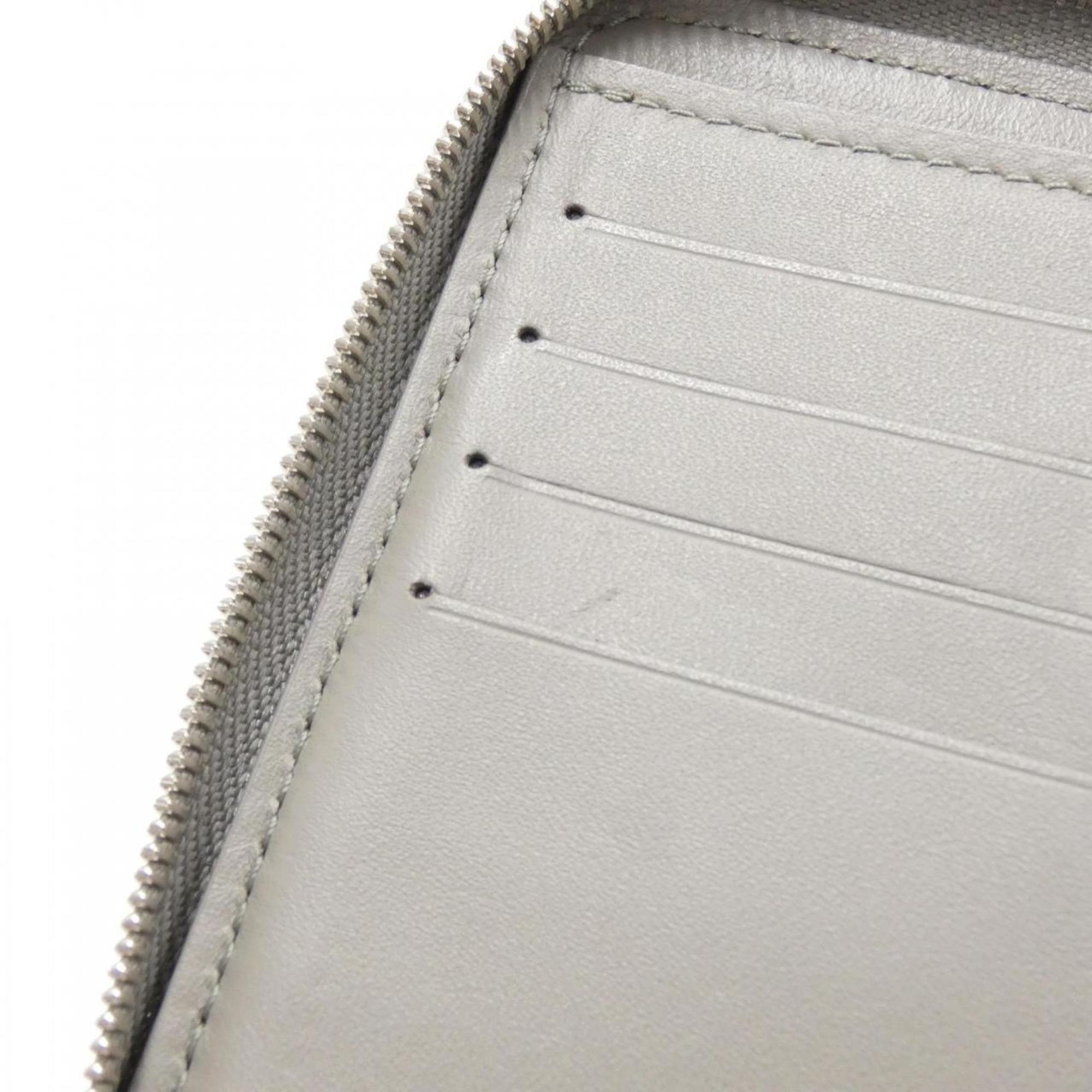 Louis Vuitton Metallic Gray Leather Wallet (Bi-Fold) (Pre-Owned)