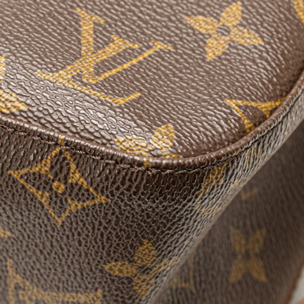Louis Vuitton Brown Pvc Leather Handbag Shoulder Bag (Pre-Owned)