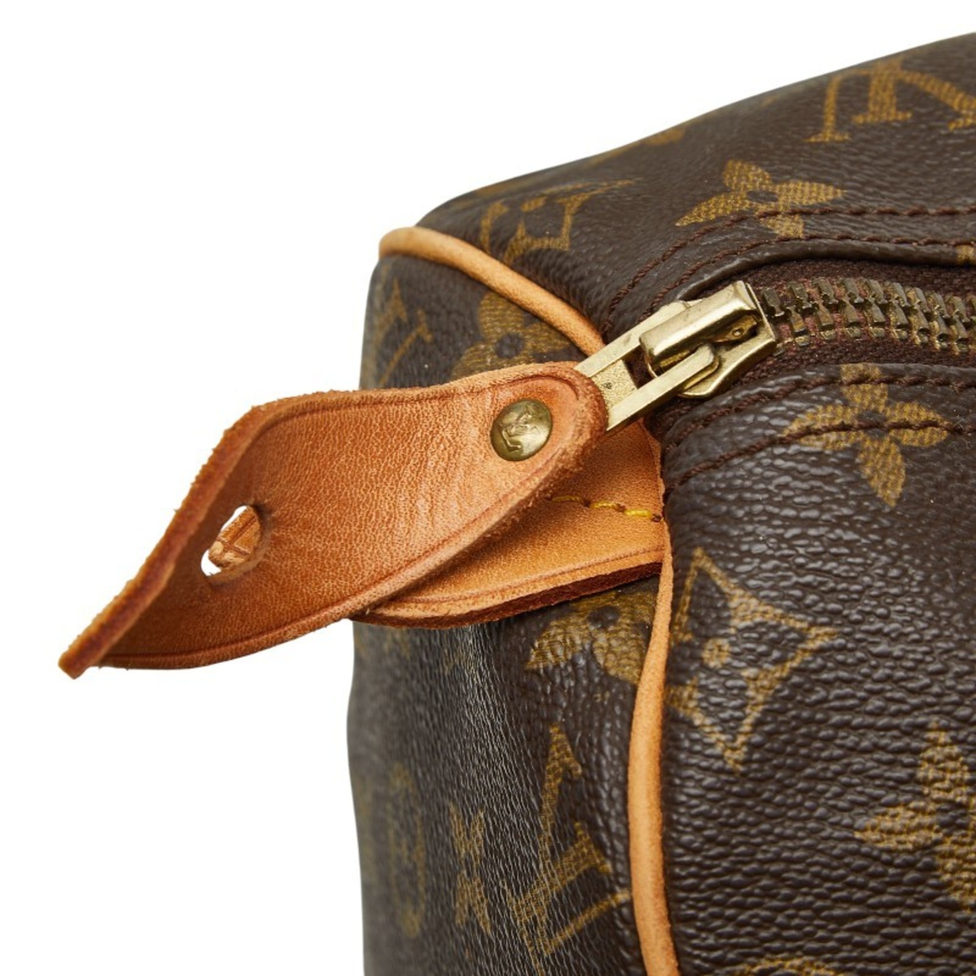 Louis Vuitton Brown Pvc Leather Boston Bag Handbag (Pre-Owned)