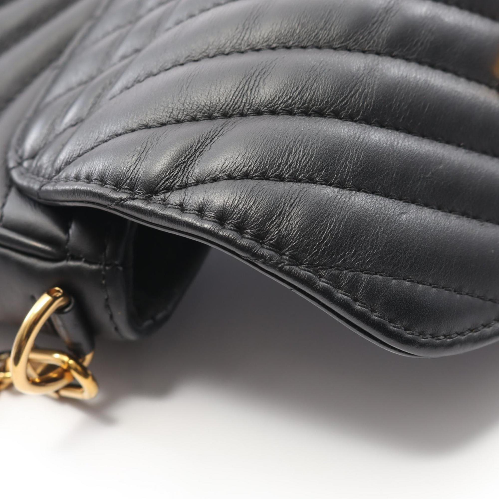 Louis Vuitton Black Leather Pochette Shoulder Bag (Pre-Owned)