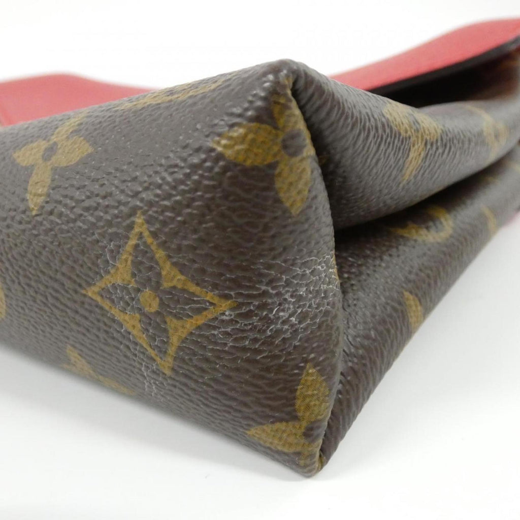 Louis Vuitton Cerise Marron Coated Canvas Leather Shoulder Bag (Pre-Owned)