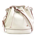 Louis Vuitton Off-White Leather Shoulder Bag (Pre-Owned)