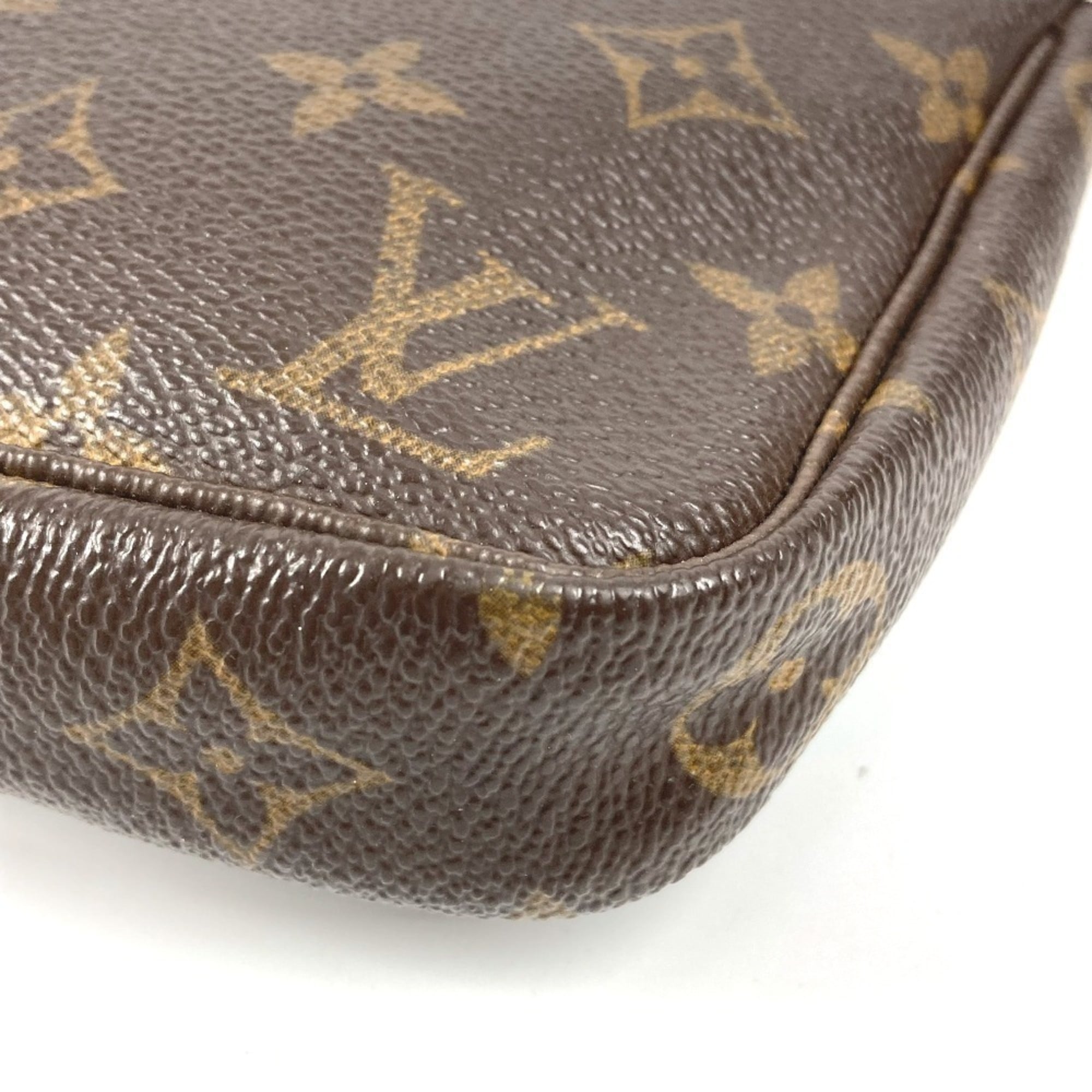 Louis Vuitton Brown Monogram Monogram Pochette Pouch Shoulder Bag (Pre-Owned)