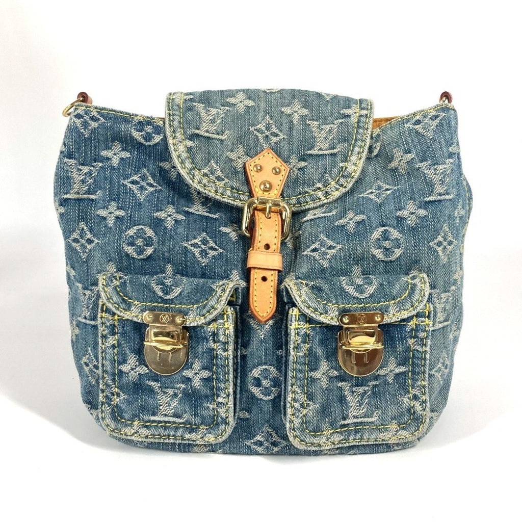 Louis Vuitton Blue Monogram Monogram Denim Backpack (Pre-Owned)